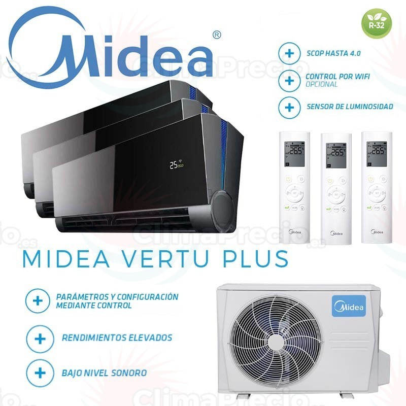 Midea Vertu Plus 3x1 M3OF-27HFN8-Q + 9 + 9 + 12