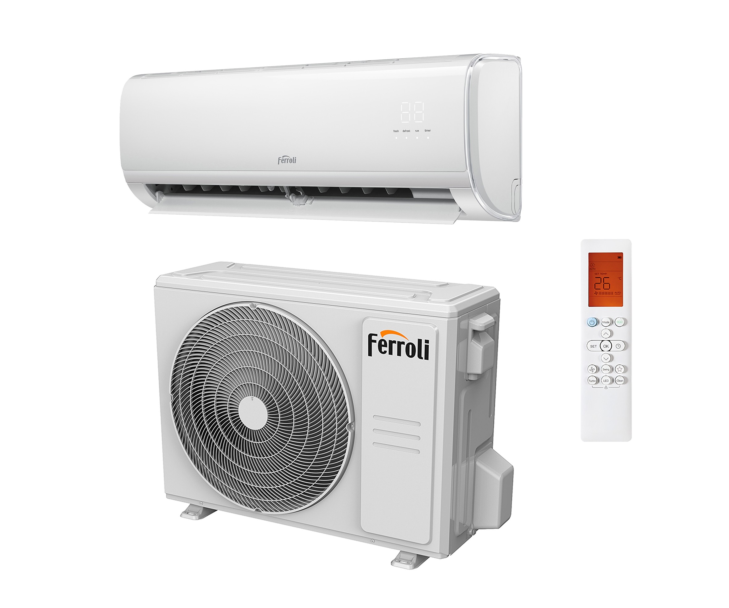 Aire acondicionado Split Inverter 4500 frigorías, bomba de calor, frio  calor, A++, A+++, R32 gas más ecológico con Modulo WiFi