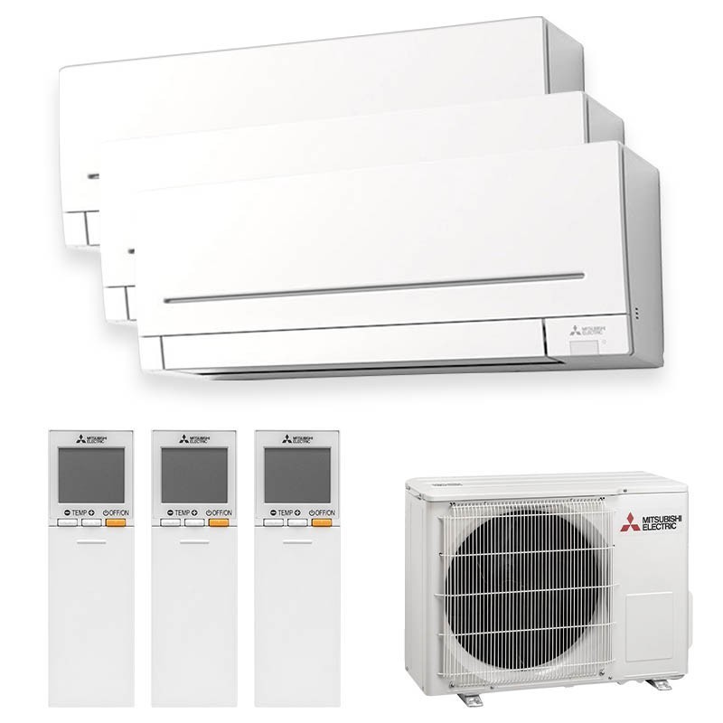 Mitsubishi Electric 3x1 MXZ-3F68VF + MSZ-AP20VG + MSZ-AP20VG + MSZ-AY50VGK